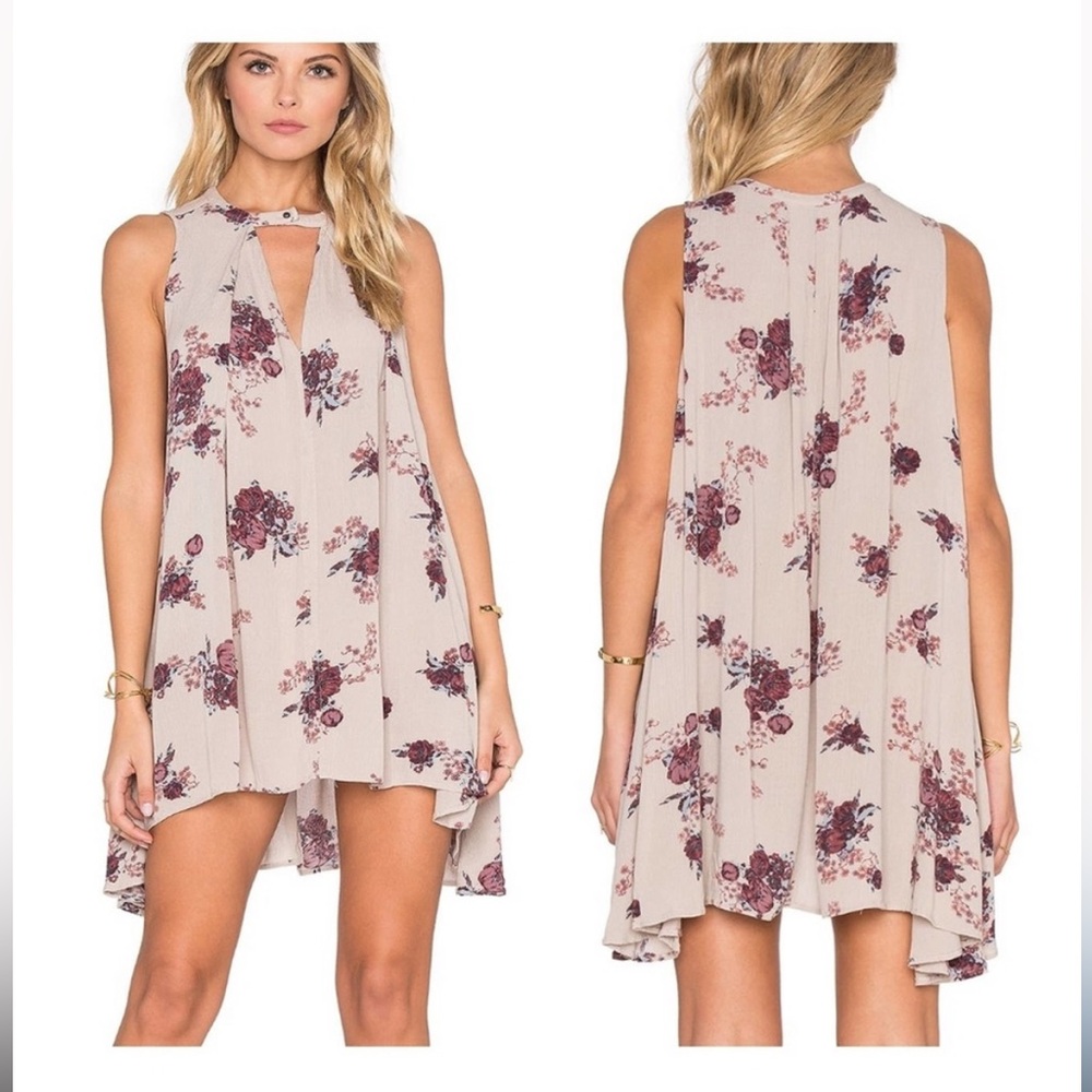 Free People Tree Swing Tunic Dress Washed Stone
Floral Combo Size X-Small